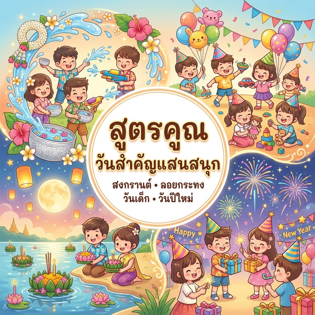 สูตรคูณ วันสำคัญแสนสนุก